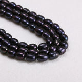 Natural Freshwater Cultured Pearls AA+ Beads Rice Shape 14 Inches