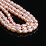 Natural Freshwater Cultured Pearls AA+ Beads Rice Shape 14 Inches