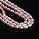 Natural Freshwater Cultured Pearls AA+ Beads Rice Shape 14 Inches