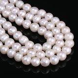 11-12mm Freshwater Cultured Pearls Beads Round 13 Inches