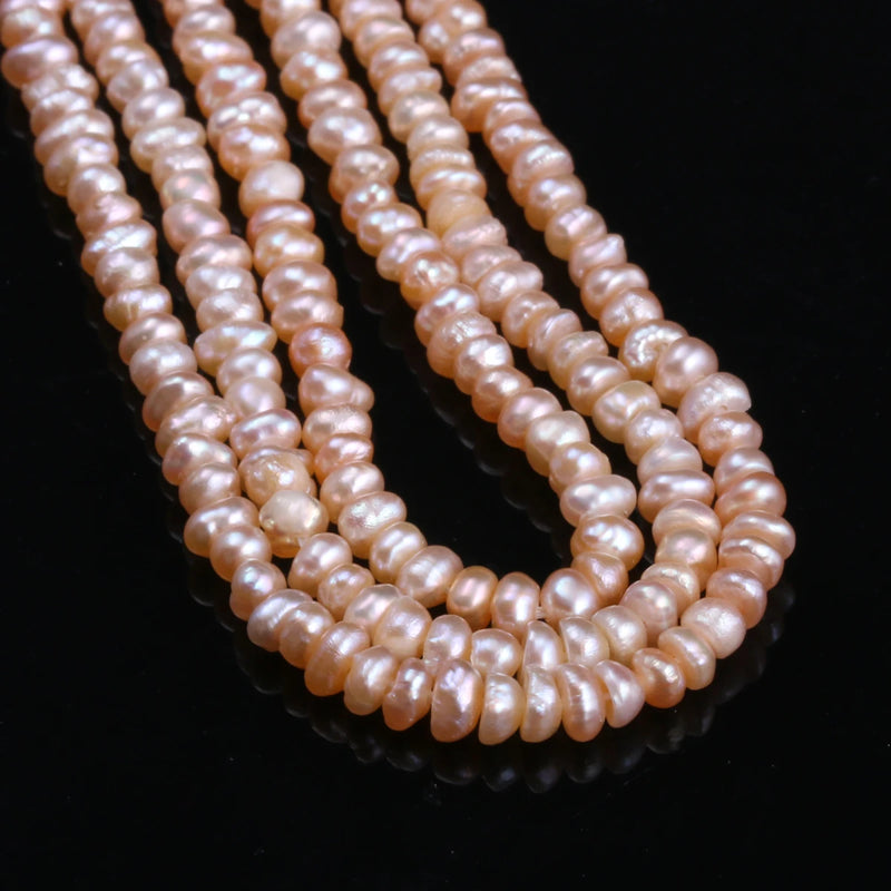 Freshwater Cultured Pearls Beads Round Natural Pearls for Jewelry Making