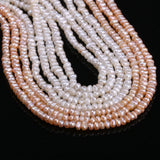 Freshwater Cultured Pearls Beads Round Natural Pearls for Jewelry Making