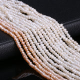 Freshwater Cultured Pearls Beads Round Natural Pearls for Jewelry Making