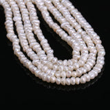 Freshwater Cultured Pearls Beads Round Natural Pearls for Jewelry Making