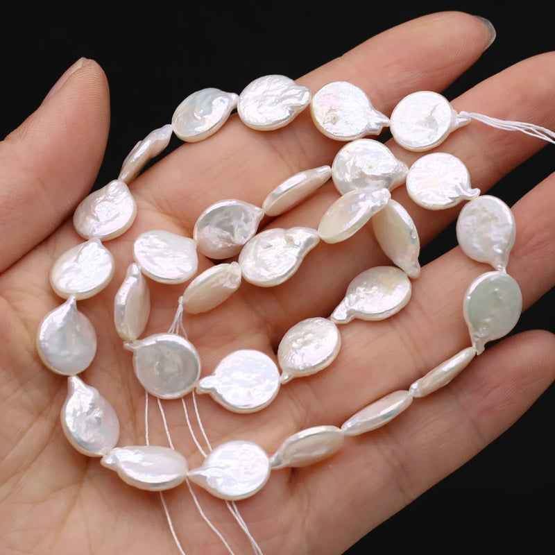 Natural Freshwater Cultured Pearls Beads Spacer Bead for Jewelry Making