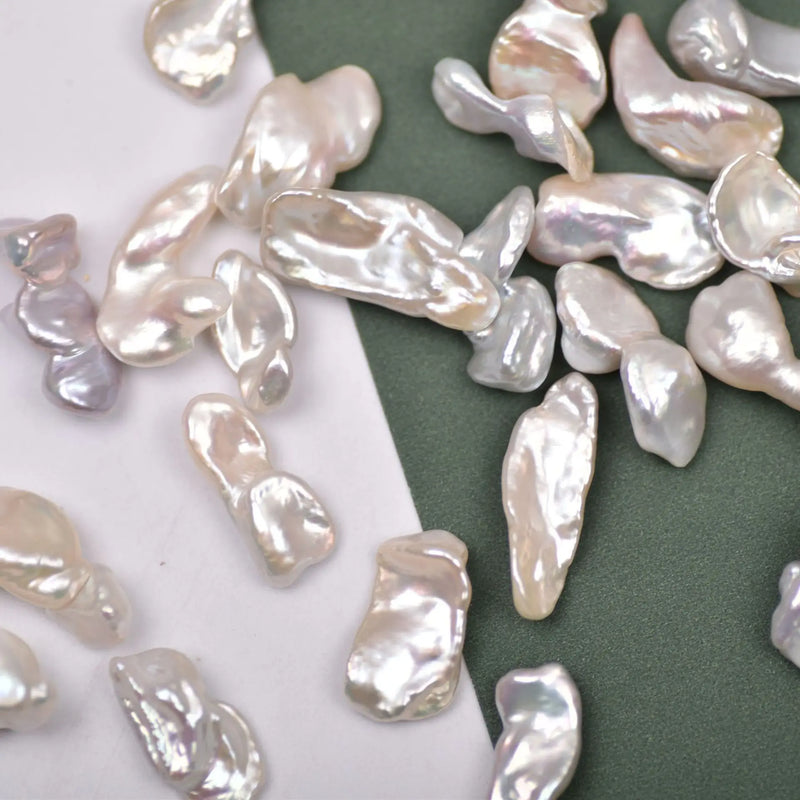 Natural Freshwater Baroque Pearl Beads for DIY Earrings