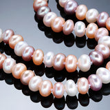 Freshwater Pearl Necklace Multi-Color High Luster Jewelry 925 Silver Clasp