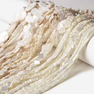 Freshwater Mother Of Pearls Beads Shell Charm DIY Jewelry Accessory