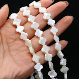 Natural Mother-of-pearl Shell Plum Blossom Beads DIY Jewelry Making