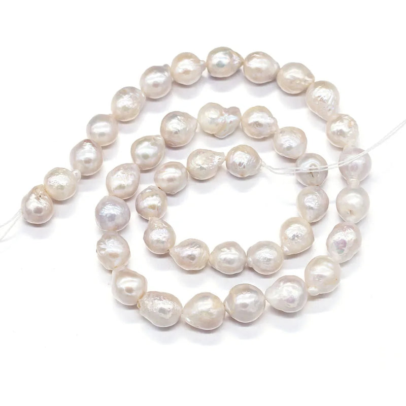 9-10mm Cultured Keshi Pearl Beads for DIY Jewelry Making