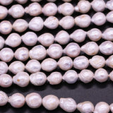 9-10mm Cultured Keshi Pearl Beads for DIY Jewelry Making