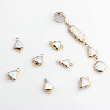 Freshwater Pearl Triangle Charms 6pcs/lot DIY Jewelry Accessories