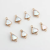 Freshwater Pearl Triangle Charms 6pcs/lot DIY Jewelry Accessories