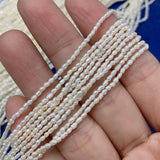 Natural Freshwater Pearl 1.8-2mm Rice Shape Beads for Jewelry Making