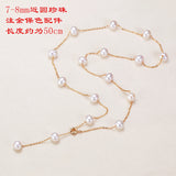 Natural Freshwater Pearl 18K Necklace Jewelry for Women