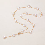 18K Natural Freshwater Pearl Necklace for Women
