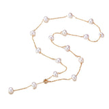 Natural Freshwater Pearl 18K Necklace Jewelry for Women