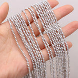 5-10mm Flat AA Gray Pearl DIY Jewelry Necklace Bracelet