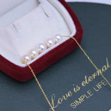 Freshwater Pearl Round Pendant 925 Silver Necklace