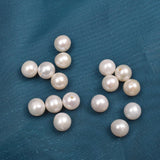 Freshwater Pearl 7-8mm Round Bead DIY Earrings Pendant Materials