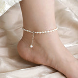 Freshwater Pearl 925 Silver Bell Anklet Girls Gift