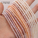 Natural Freshwater Pearl Abacus Beads 4-5mm