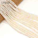 Natural Freshwater Pearl Abacus Beads 4-5mm