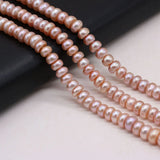 Natural Freshwater Pearl Abacus Shape DIY Necklace Jewelry Gift