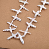 Baroque Cross Pearl Beads for Jewelry Making