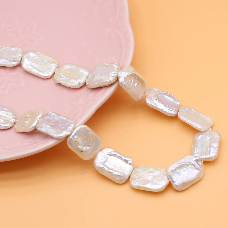 Baroque Freshwater Pearl Rectangular Bead 36cm