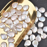 Baroque Freshwater Pearl Drop Button Bead DIY Ornaments