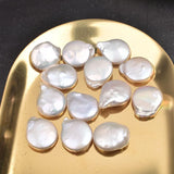 Baroque Freshwater Pearl Drop Button Bead DIY Ornaments