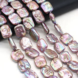 Freshwater Pearl Baroque Purple Spacer Beads For DIY Jewelry