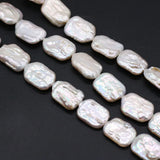 Baroque Freshwater Pearl Rectangular Beads 15-22mm DIY Jewelry Making
