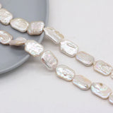 Baroque Freshwater Pearl Rectangular Beads 15-22mm DIY Jewelry Making