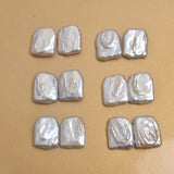 Baroque Shaped Freshwater Pearl Loose Beads 16x20mm DIY Earrings Material
