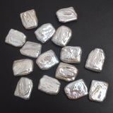 Baroque Shaped Freshwater Pearl Loose Beads 16x20mm DIY Earrings Material