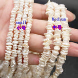 Baroque Shaped Freshwater Pearl Stack for DIY Jewelry Making