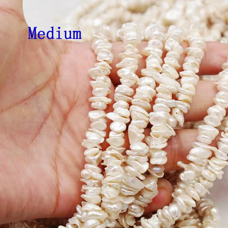 Baroque Shaped Freshwater Pearl Stack for DIY Jewelry Making
