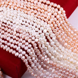 Pink Baroque Freshwater Pearl Beads for Jewelry Making DIY Earrings
