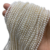 Natural Freshwater Pearl Bead AA Small 2mm Round Beads DIY Jewelry Making