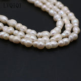 Natural Freshwater Pearl Bead Baroque Gourd Shaped Spacer Loose Beads