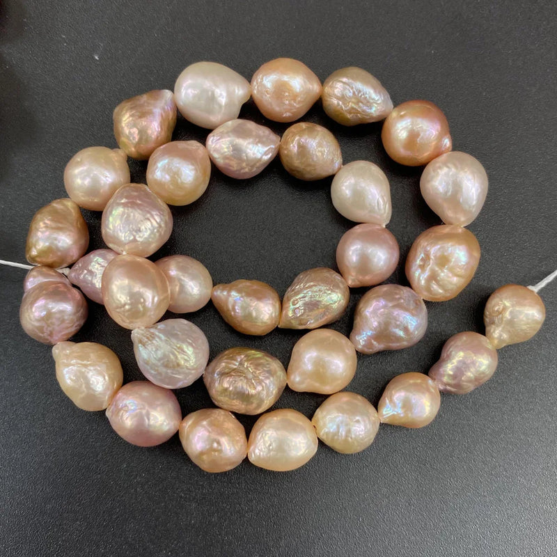 Natural Freshwater Pearl Bead Water Drop Shape Loose Beaded 10x20-14x22mm