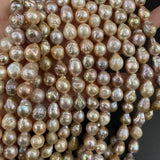 Natural Freshwater Pearl Bead Water Drop Shape Loose Beaded 10x20-14x22mm
