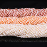 Natural Freshwater Pearl Bead Rice Shape 3-3.5-3.8mm for Charms Jewelry Making