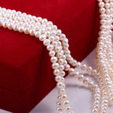 Natural Freshwater Pearl Bead Nearround Real Pearls Loose Beads DIY