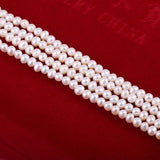 Natural Freshwater Pearl Bead Nearround Real Pearls Loose Beads DIY