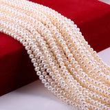 Natural Freshwater Pearl Bead Nearround Real Pearls Loose Beads DIY