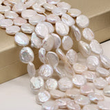 Baroque Button Freshwater Pearl Beads for Jewelry Making