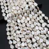 Freshwater Pearl Drop Shape Spacer Beads for Jewelry Making